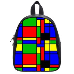 Mondrian School Bag (small)