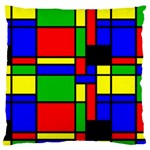 Mondrian Large Cushion Case (Two Sided)  Front