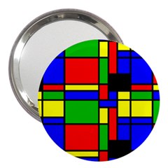 Mondrian 3  Handbag Mirror