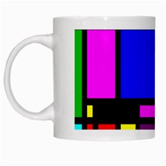 Mondrian White Coffee Mug