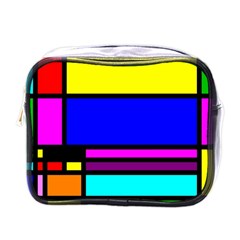 Mondrian Mini Travel Toiletry Bag (One Side)