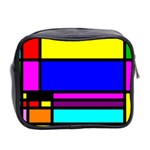 Mondrian Mini Travel Toiletry Bag (Two Sides) Back