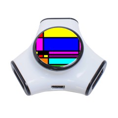 Mondrian 3 Port USB Hub