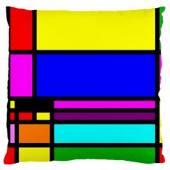 Mondrian Large Cushion Case (Single Sided) 