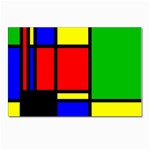 Mondrian Postcard 4 x 6  (10 Pack) Front