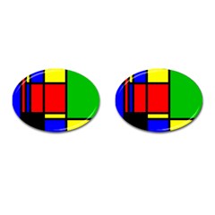 Mondrian Cufflinks (oval)