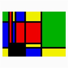 Mondrian Glasses Cloth (large)