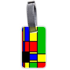 Mondrian Luggage Tag (one Side)