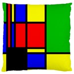 Mondrian Large Cushion Case (Two Sided)  Front