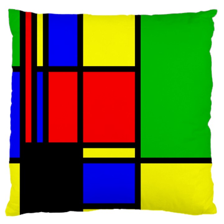 Mondrian Large Cushion Case (Two Sided) 