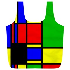 Mondrian Reusable Bag (xl) by Siebenhuehner