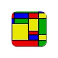 Mondrian Drink Coasters 4 Pack (square)