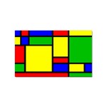 Mondrian Sticker 100 Pack (Rectangle) Front