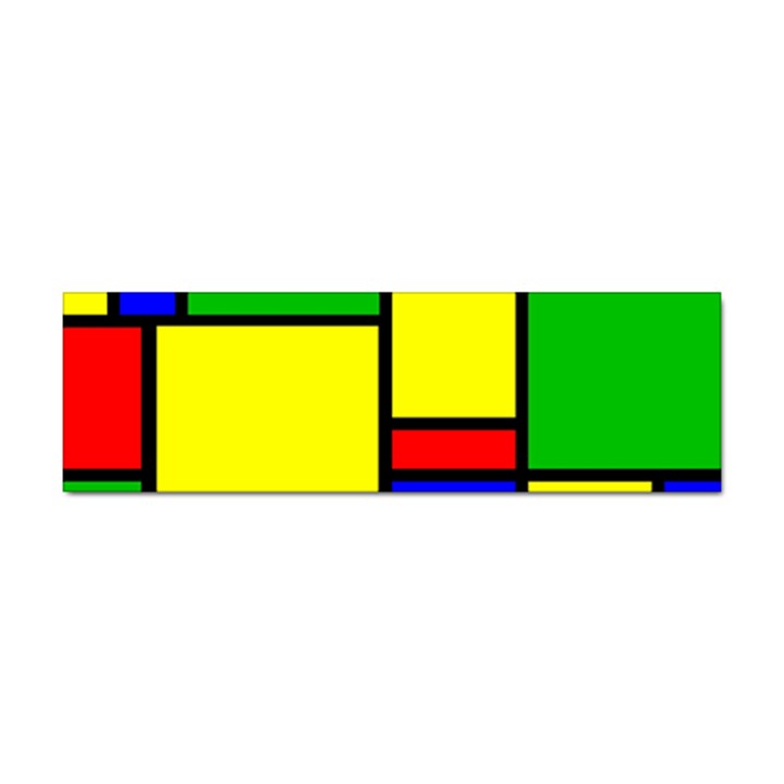 Mondrian Bumper Sticker 10 Pack