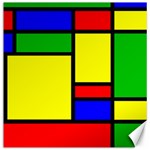 Mondrian Canvas 12  x 12  (Unframed) 11.4 x11.56  Canvas - 1