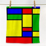 Mondrian Face Towel Front