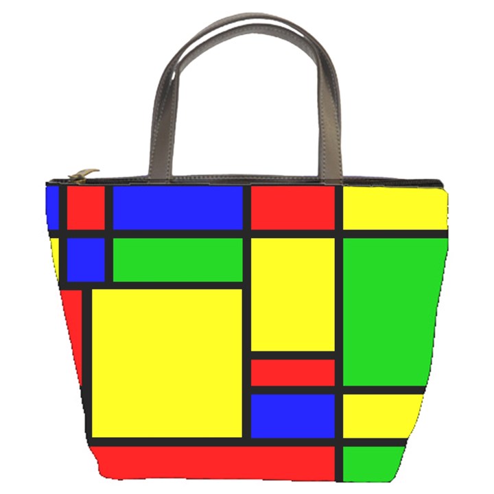 Mondrian Bucket Handbag