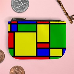 Mondrian Coin Change Purse by Siebenhuehner