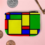 Mondrian Coin Change Purse Back