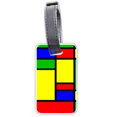 Mondrian Luggage Tag (one Side)