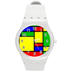 Mondrian Plastic Sport Watch (medium) by Siebenhuehner