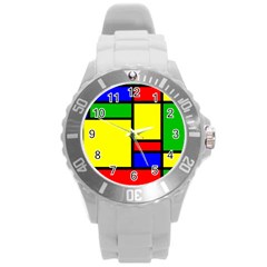 Mondrian Plastic Sport Watch (large) by Siebenhuehner