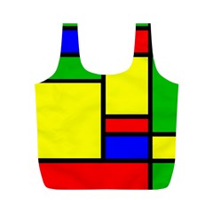 Mondrian Reusable Bag (m) by Siebenhuehner