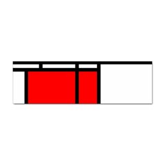 Mondrian Bumper Sticker by Siebenhuehner