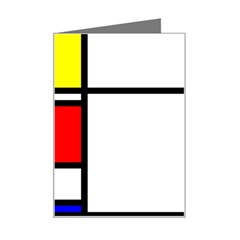 Mondrian Mini Greeting Card by Siebenhuehner