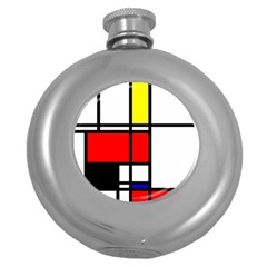 Mondrian Hip Flask (round) by Siebenhuehner