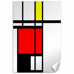 Mondrian Canvas 24  X 36  (unframed)