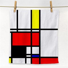 Mondrian Face Towel