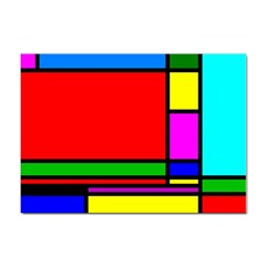 Mondrian A4 Sticker 10 Pack