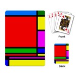 Mondrian Playing Cards Single Design Back