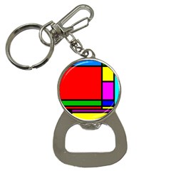 Mondrian Bottle Opener Key Chain by Siebenhuehner