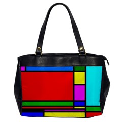 Mondrian Oversize Office Handbag (one Side) by Siebenhuehner