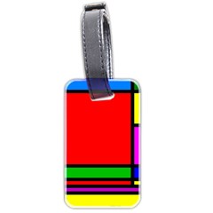 Mondrian Luggage Tag (two Sides)