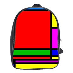 Mondrian School Bag (xl)