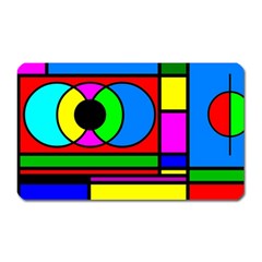 Mondrian Magnet (rectangular) by Siebenhuehner