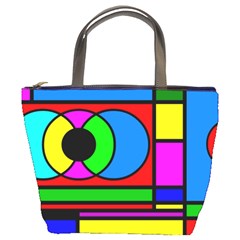 Mondrian Bucket Handbag by Siebenhuehner