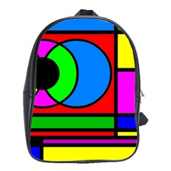 Mondrian School Bag (large) by Siebenhuehner