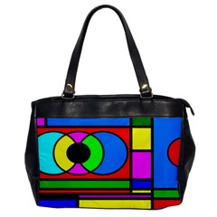 Mondrian Oversize Office Handbag (one Side) by Siebenhuehner