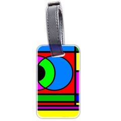 Mondrian Luggage Tag (two Sides) by Siebenhuehner