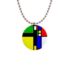 Abstrakt Button Necklace by Siebenhuehner