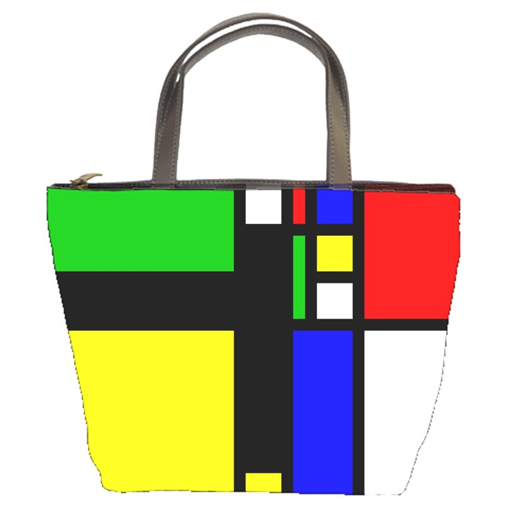 Abstrakt Bucket Handbag