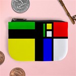 Abstrakt Coin Change Purse Front