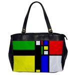 Abstrakt Oversize Office Handbag (One Side) Front