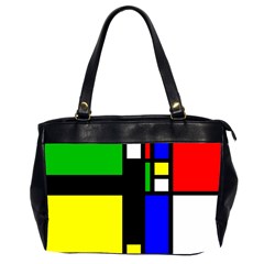 Abstrakt Oversize Office Handbag (two Sides) by Siebenhuehner