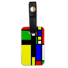 Abstrakt Luggage Tag (one Side) by Siebenhuehner