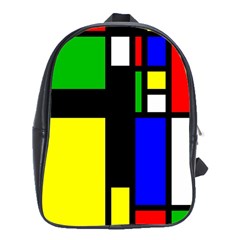 Abstrakt School Bag (xl) by Siebenhuehner